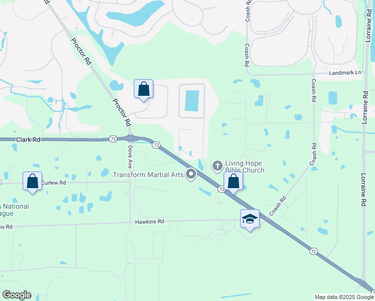 map of restaurants, bars, coffee shops, grocery stores, and more near 8013 Clearwater Court in Sarasota