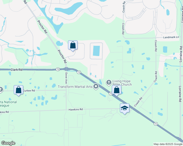 map of restaurants, bars, coffee shops, grocery stores, and more near 8013 Clearwater Court in Sarasota