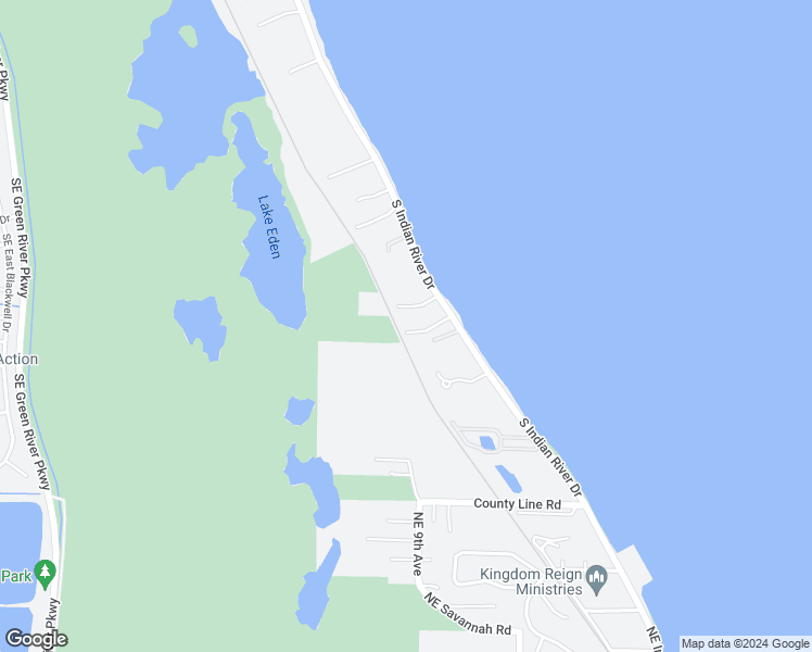 map of restaurants, bars, coffee shops, grocery stores, and more near 22 Netherby Avenue in Jensen Beach