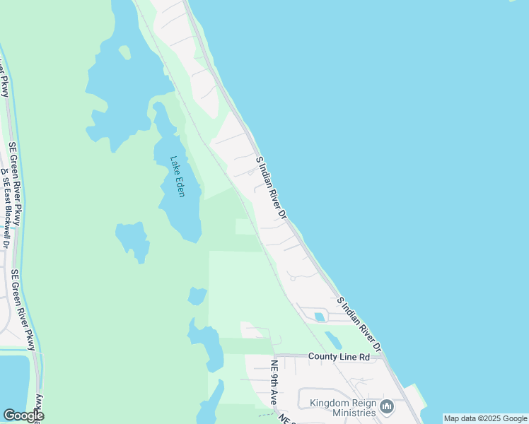 map of restaurants, bars, coffee shops, grocery stores, and more near 13377 County Road 707 in Jensen Beach