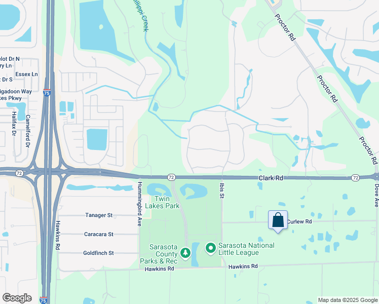 map of restaurants, bars, coffee shops, grocery stores, and more near 5690 Rock Dove Drive in Sarasota