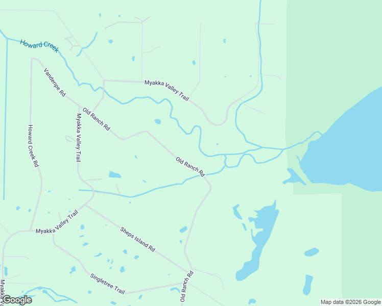 map of restaurants, bars, coffee shops, grocery stores, and more near 5679 Old Ranch Road in Sarasota