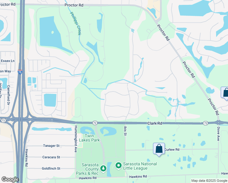 map of restaurants, bars, coffee shops, grocery stores, and more near 5690 Rock Dove Dr in Sarasota