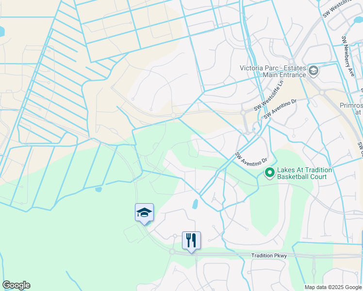 map of restaurants, bars, coffee shops, grocery stores, and more near 12329 sw arabella dr in Port St. Lucie