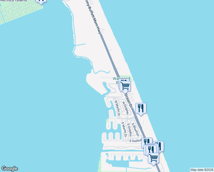 map of restaurants, bars, coffee shops, grocery stores, and more near 200 North El Mar Drive in Jensen Beach
