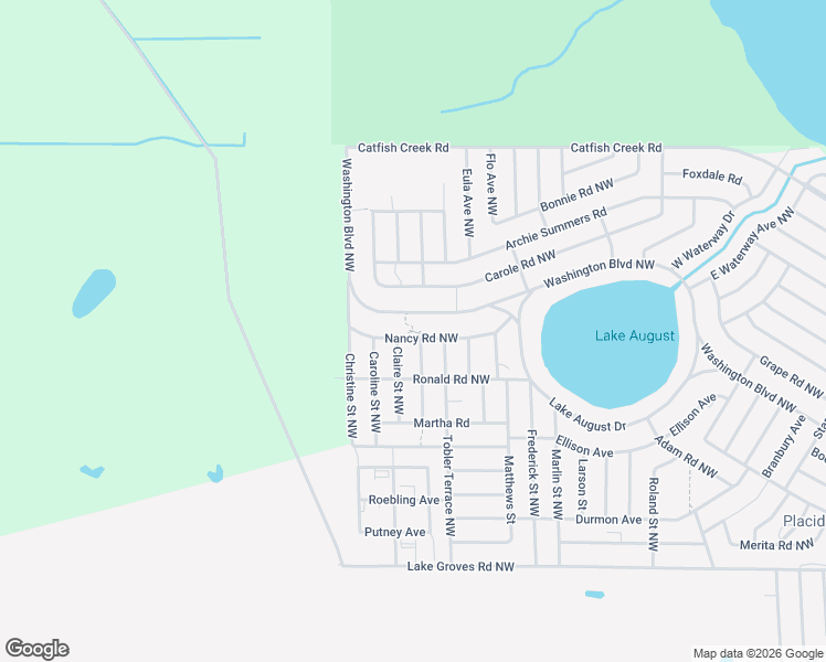 map of restaurants, bars, coffee shops, grocery stores, and more near Washington Blvd in Lake Placid