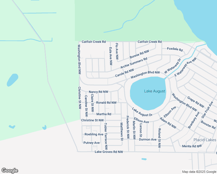 map of restaurants, bars, coffee shops, grocery stores, and more near Washington Blvd in Lake Placid