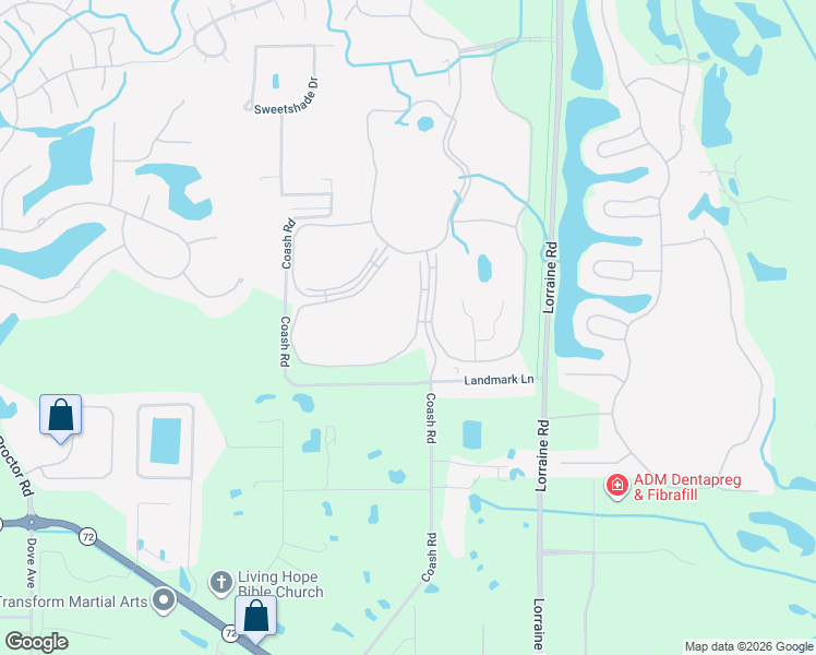 map of restaurants, bars, coffee shops, grocery stores, and more near 5270 Hyland Hills Avenue in Sarasota