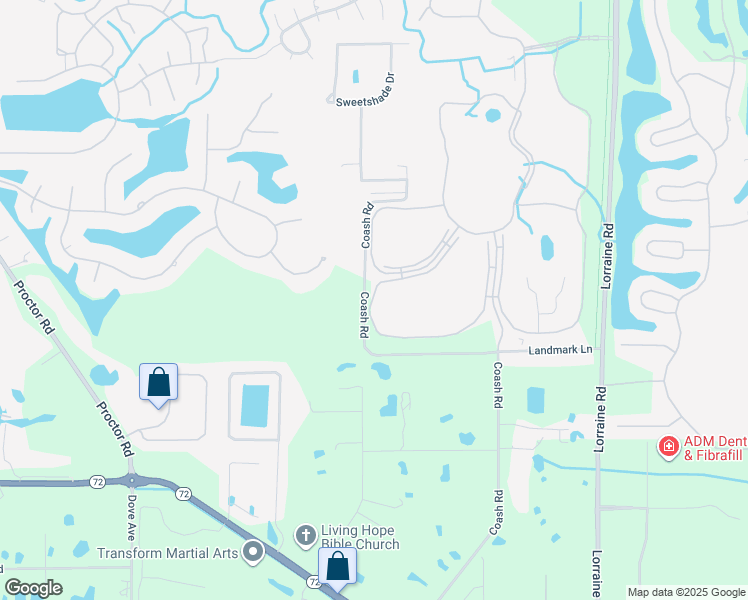 map of restaurants, bars, coffee shops, grocery stores, and more near 5320 Hyland Hills Avenue in Sarasota