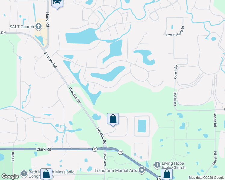 map of restaurants, bars, coffee shops, grocery stores, and more near 7508 Weeping Willow Dr in Sarasota