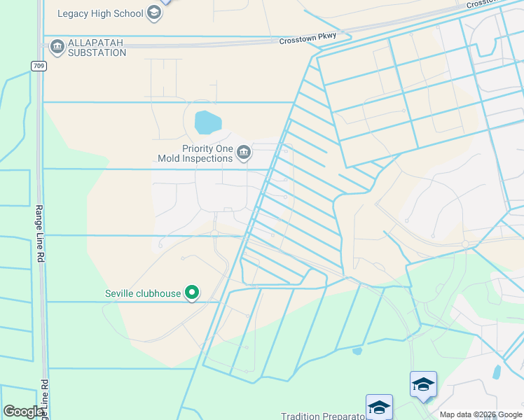 map of restaurants, bars, coffee shops, grocery stores, and more near Range Line Road in Port St. Lucie