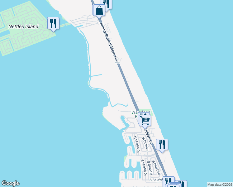 map of restaurants, bars, coffee shops, grocery stores, and more near 10251 South Ocean Drive in Jensen Beach