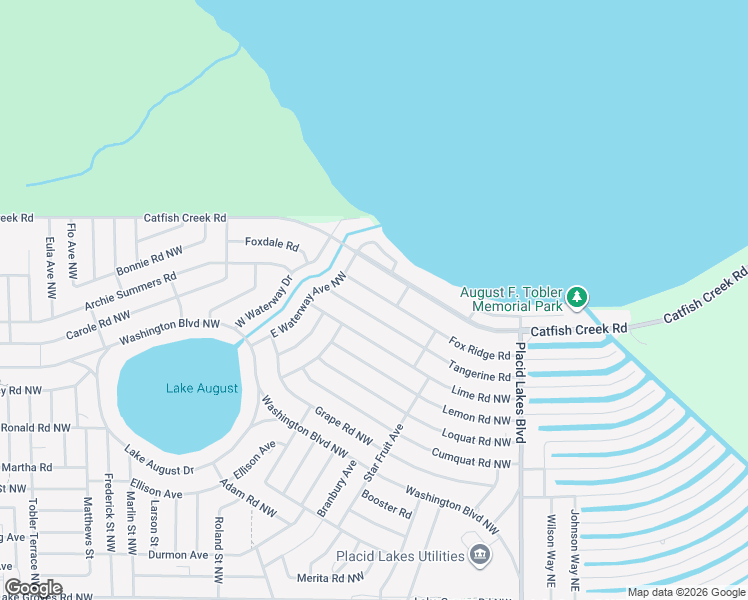 map of restaurants, bars, coffee shops, grocery stores, and more near 307 Fox Ridge Road in Lake Placid