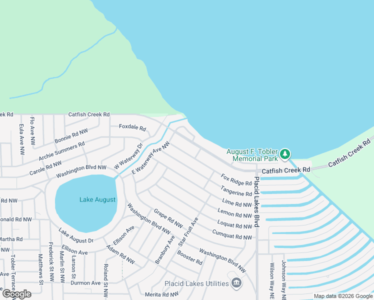 map of restaurants, bars, coffee shops, grocery stores, and more near 307 Fox Ridge Road in Lake Placid