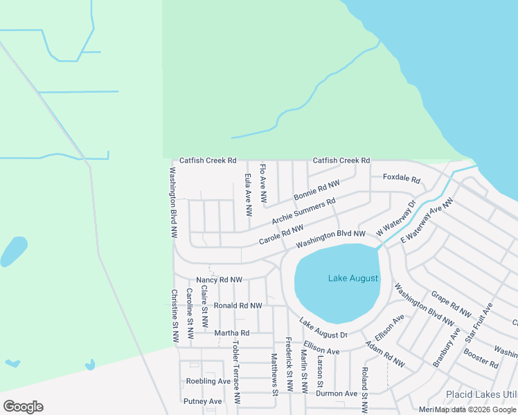map of restaurants, bars, coffee shops, grocery stores, and more near 123 Flo Ave NW in Lake Placid
