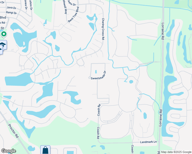 map of restaurants, bars, coffee shops, grocery stores, and more near 4840 Sweetshade Drive in Sarasota