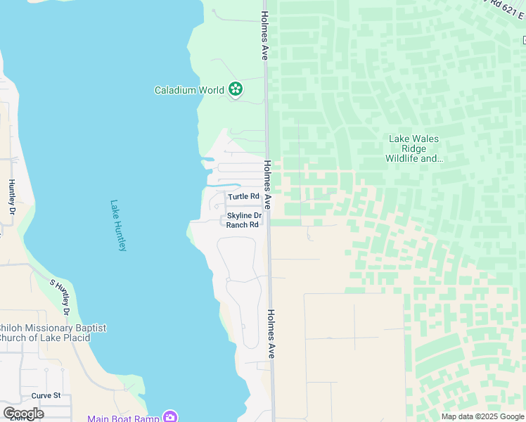 map of restaurants, bars, coffee shops, grocery stores, and more near Sunrise View in Highlands County
