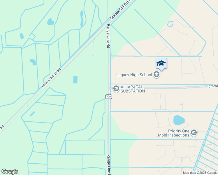 map of restaurants, bars, coffee shops, grocery stores, and more near 9675 Range Line Road in Port St. Lucie