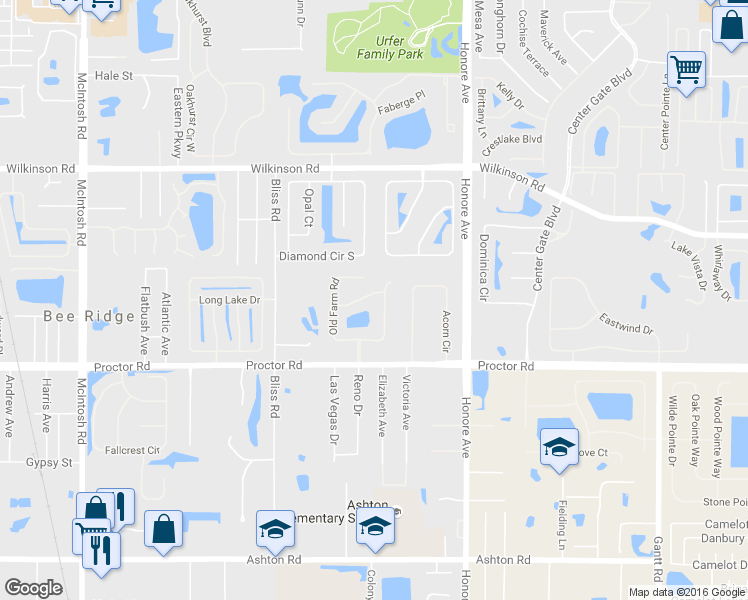 map of restaurants, bars, coffee shops, grocery stores, and more near 4926 Old Creek Drive in Sarasota