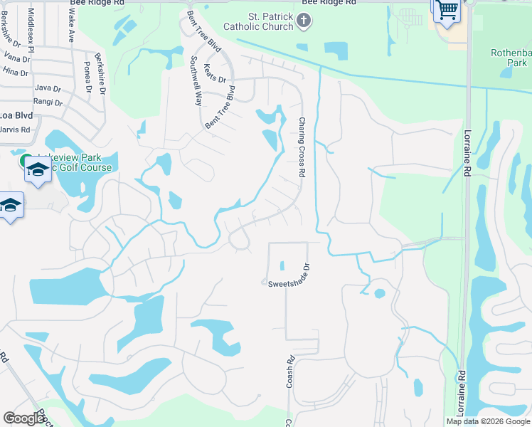 map of restaurants, bars, coffee shops, grocery stores, and more near 4723 Thomas Hoby Place in Sarasota