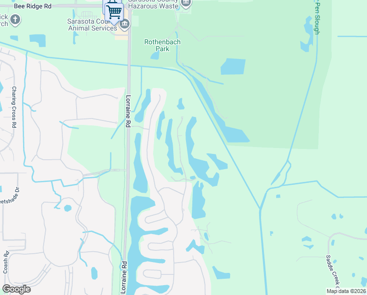 map of restaurants, bars, coffee shops, grocery stores, and more near 8826 Wild Dunes Drive in Sarasota