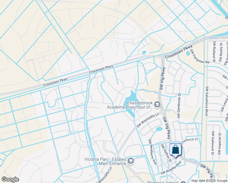 map of restaurants, bars, coffee shops, grocery stores, and more near 9718 Southwest Royal Poinciana Drive in Port St. Lucie
