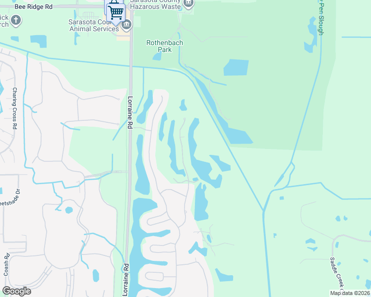 map of restaurants, bars, coffee shops, grocery stores, and more near 8826 Wild Dunes Drive in Sarasota