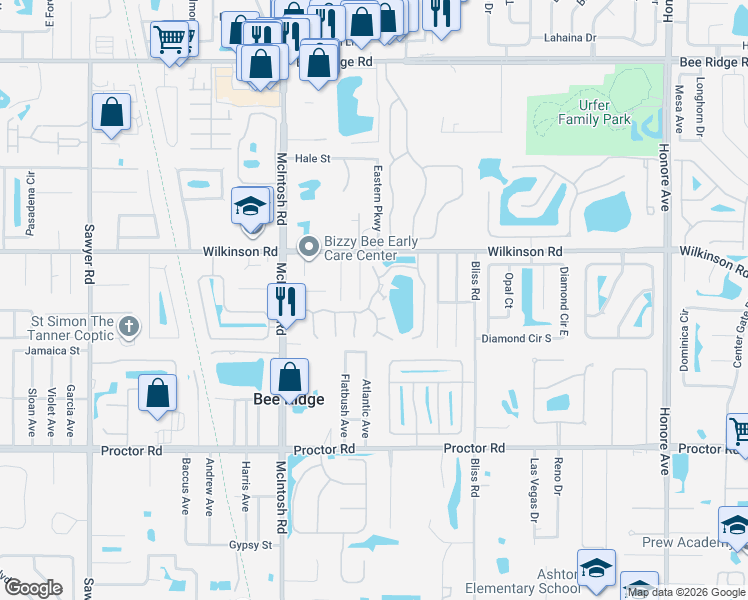 map of restaurants, bars, coffee shops, grocery stores, and more near 4589 Tippecanoe Trail in Sarasota