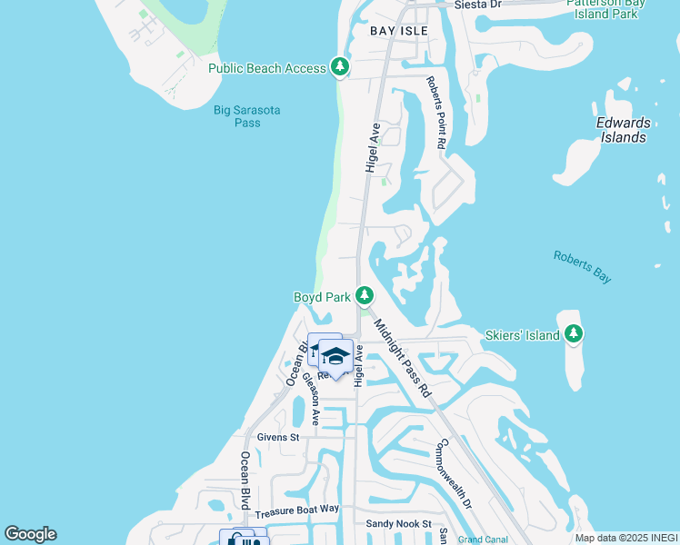 map of restaurants, bars, coffee shops, grocery stores, and more near 4214 State Highway 758 in Siesta Key