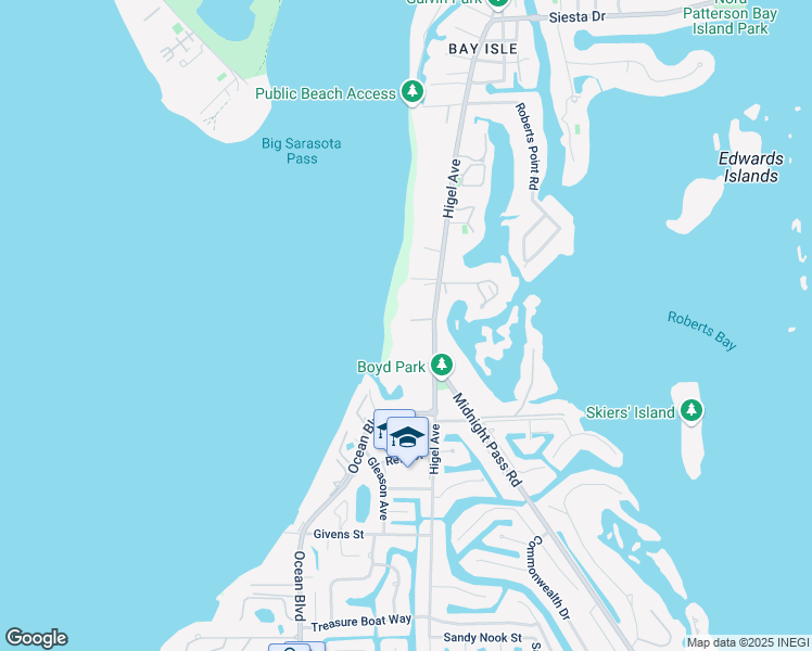map of restaurants, bars, coffee shops, grocery stores, and more near 4214 State Highway 758 in Siesta Key