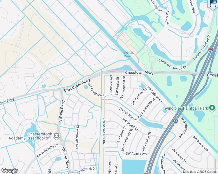 map of restaurants, bars, coffee shops, grocery stores, and more near 1662 Southwest Rutland Street in Port St. Lucie