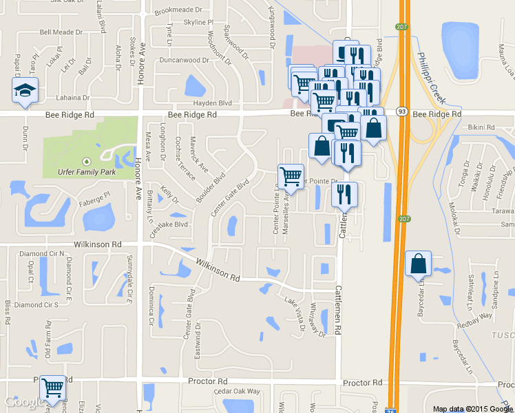 map of restaurants, bars, coffee shops, grocery stores, and more near 4235 Center Gate Lane in Sarasota