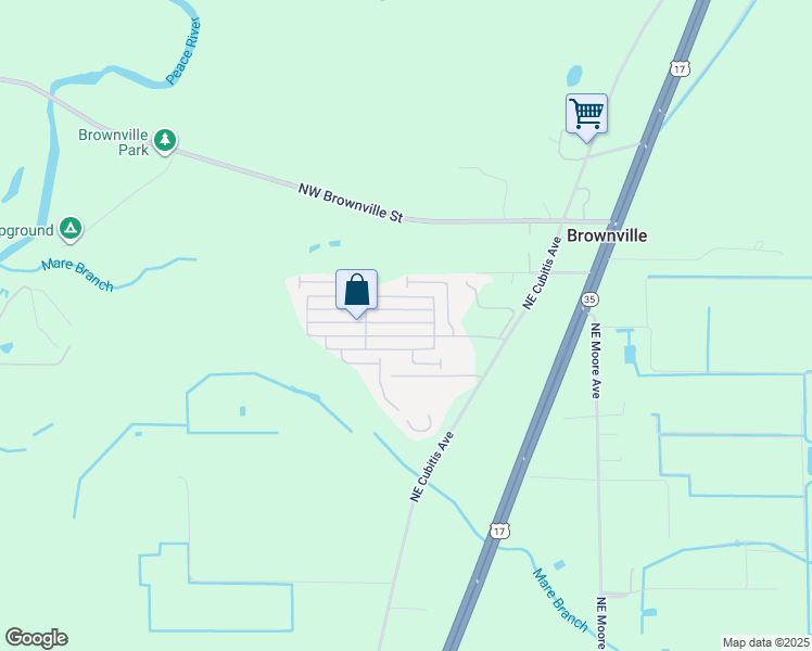 map of restaurants, bars, coffee shops, grocery stores, and more near Cross Creek Drive in Arcadia