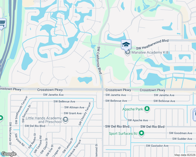 map of restaurants, bars, coffee shops, grocery stores, and more near 827 Southwest Saint Andrews Cove in Port St. Lucie