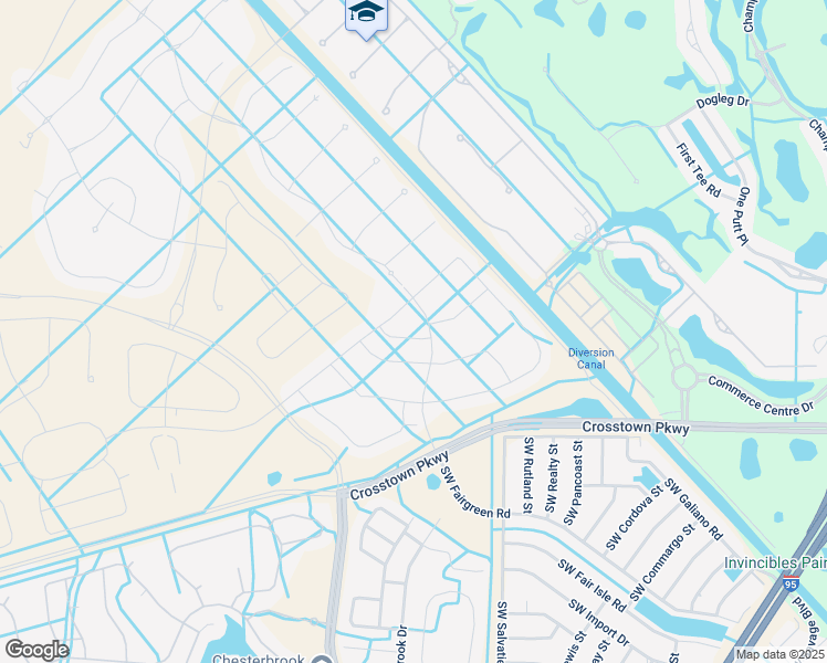 map of restaurants, bars, coffee shops, grocery stores, and more near 10922 Southwest Robbia Way in Port St. Lucie