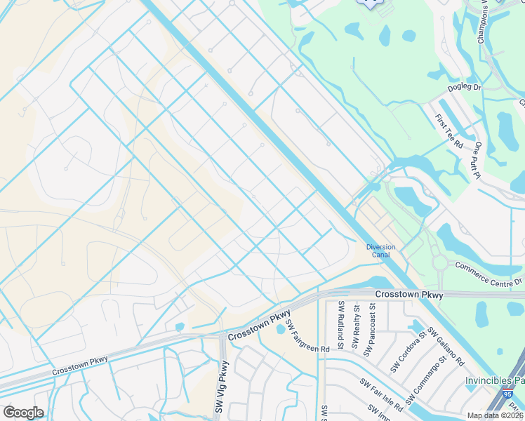 map of restaurants, bars, coffee shops, grocery stores, and more near C-24 Canal Road in Port St. Lucie