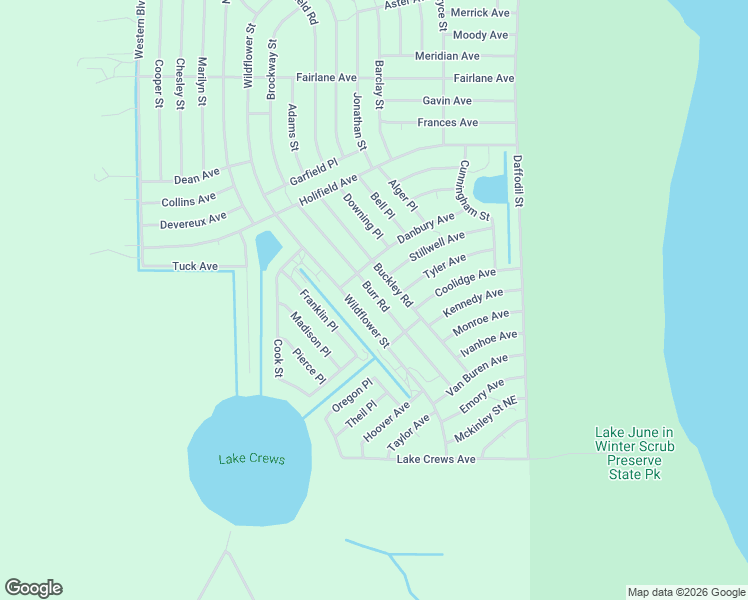 map of restaurants, bars, coffee shops, grocery stores, and more near 552 Burr Road in Lake Placid
