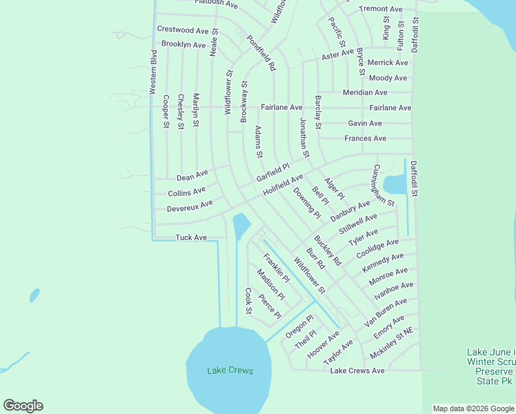 map of restaurants, bars, coffee shops, grocery stores, and more near 3213 Holifield Avenue in Lake Placid