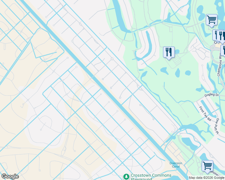 map of restaurants, bars, coffee shops, grocery stores, and more near 18001 Southwest Cosenza Way in Port St. Lucie