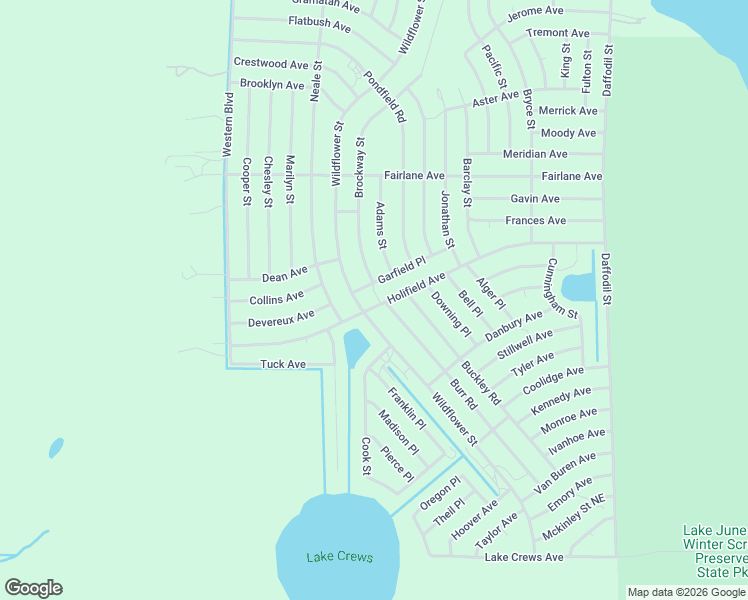 map of restaurants, bars, coffee shops, grocery stores, and more near 3213 Holifield Avenue in Lake Placid