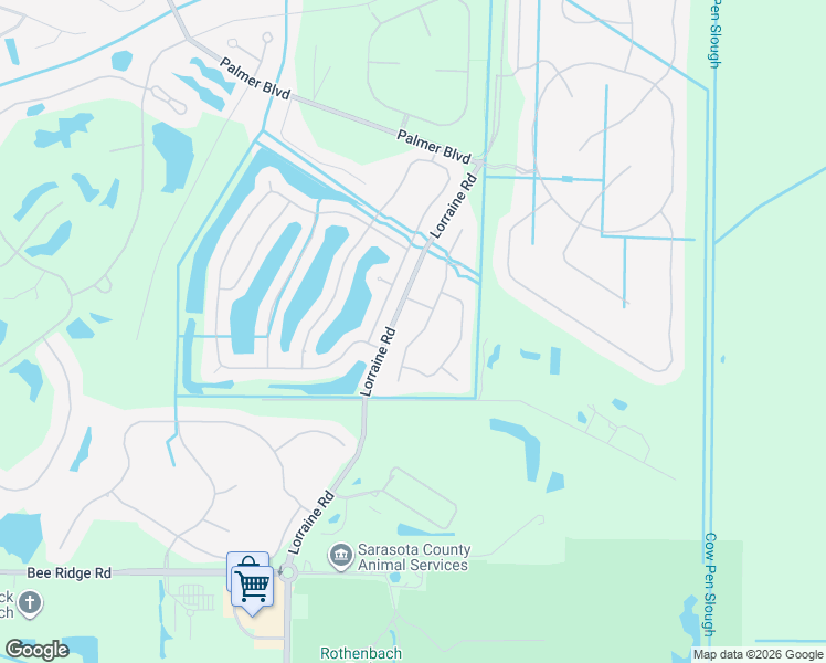 map of restaurants, bars, coffee shops, grocery stores, and more near 2290 Vintage Street in Sarasota
