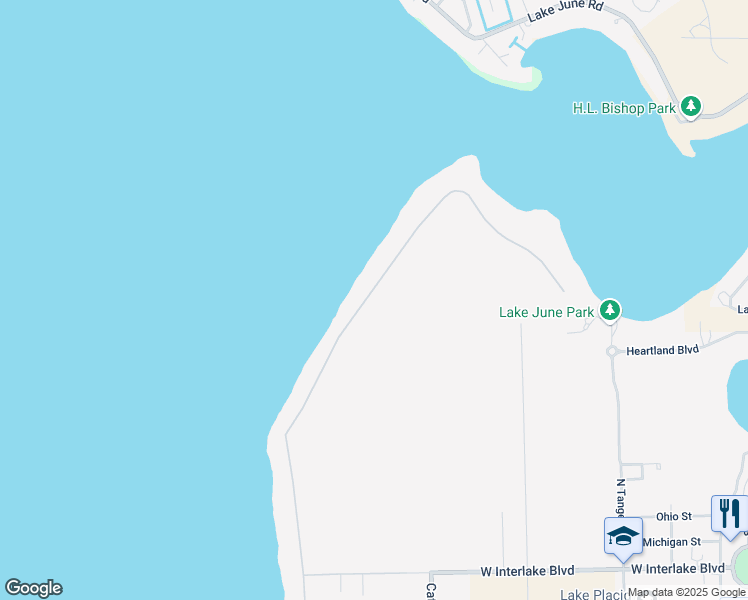 map of restaurants, bars, coffee shops, grocery stores, and more near 545 Sunset Pointe Drive in Lake Placid
