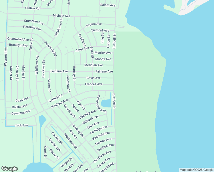 map of restaurants, bars, coffee shops, grocery stores, and more near 3106 Frances Avenue in Lake Placid