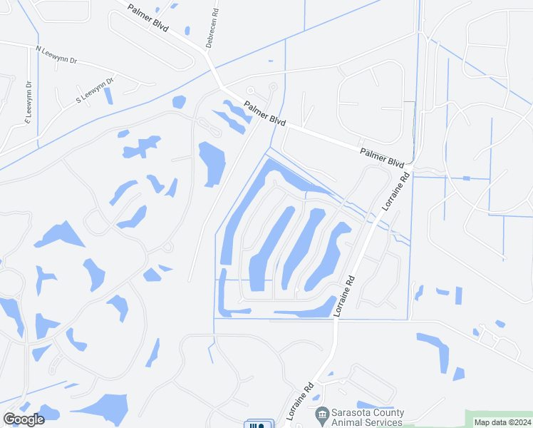 map of restaurants, bars, coffee shops, grocery stores, and more near 2874 Grazeland Drive in Sarasota