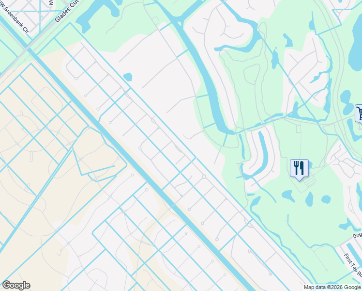 map of restaurants, bars, coffee shops, grocery stores, and more near 20004 Southwest Morolo Way in Port St. Lucie