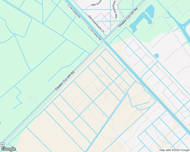 map of restaurants, bars, coffee shops, grocery stores, and more near 12905 Glades Cut Off Road in Port St. Lucie