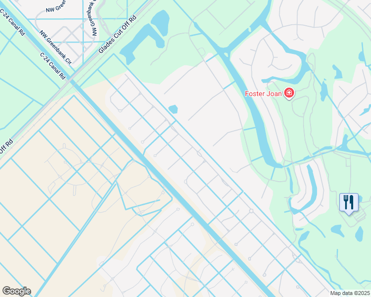 map of restaurants, bars, coffee shops, grocery stores, and more near 21050 SW Modena Way in Port St. Lucie