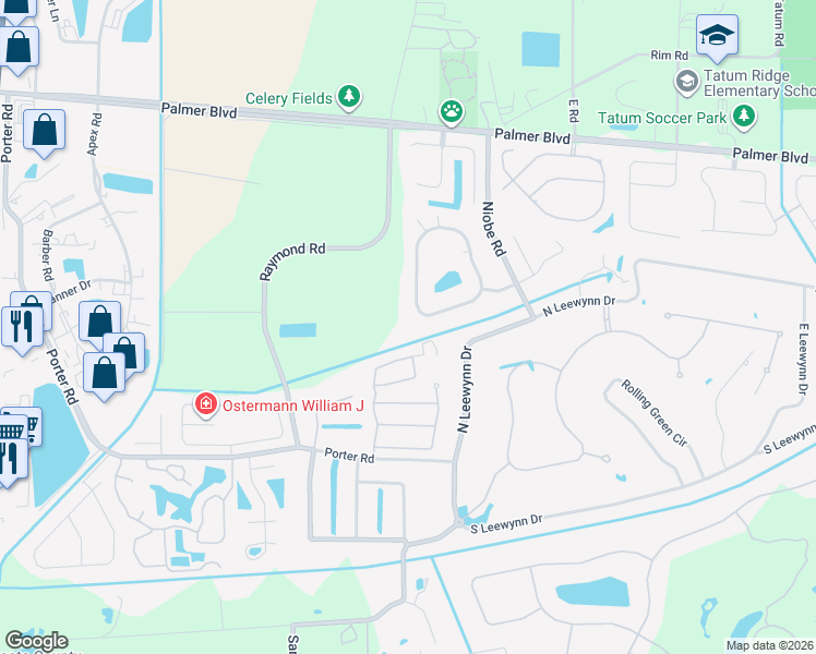 map of restaurants, bars, coffee shops, grocery stores, and more near 1569 Shadow Ridge Circle in Sarasota