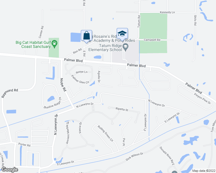 map of restaurants, bars, coffee shops, grocery stores, and more near 7468 Aguila Drive in Sarasota
