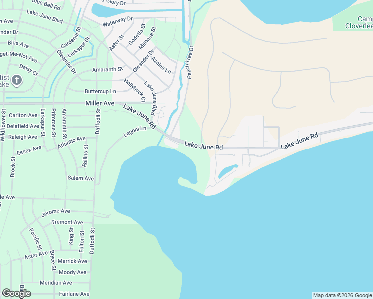 map of restaurants, bars, coffee shops, grocery stores, and more near 1062 Lake June Road in Lake Placid